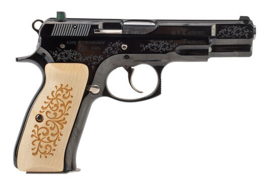 Cz 75B 45th anniversary limited edition 9mm pistol with engravings